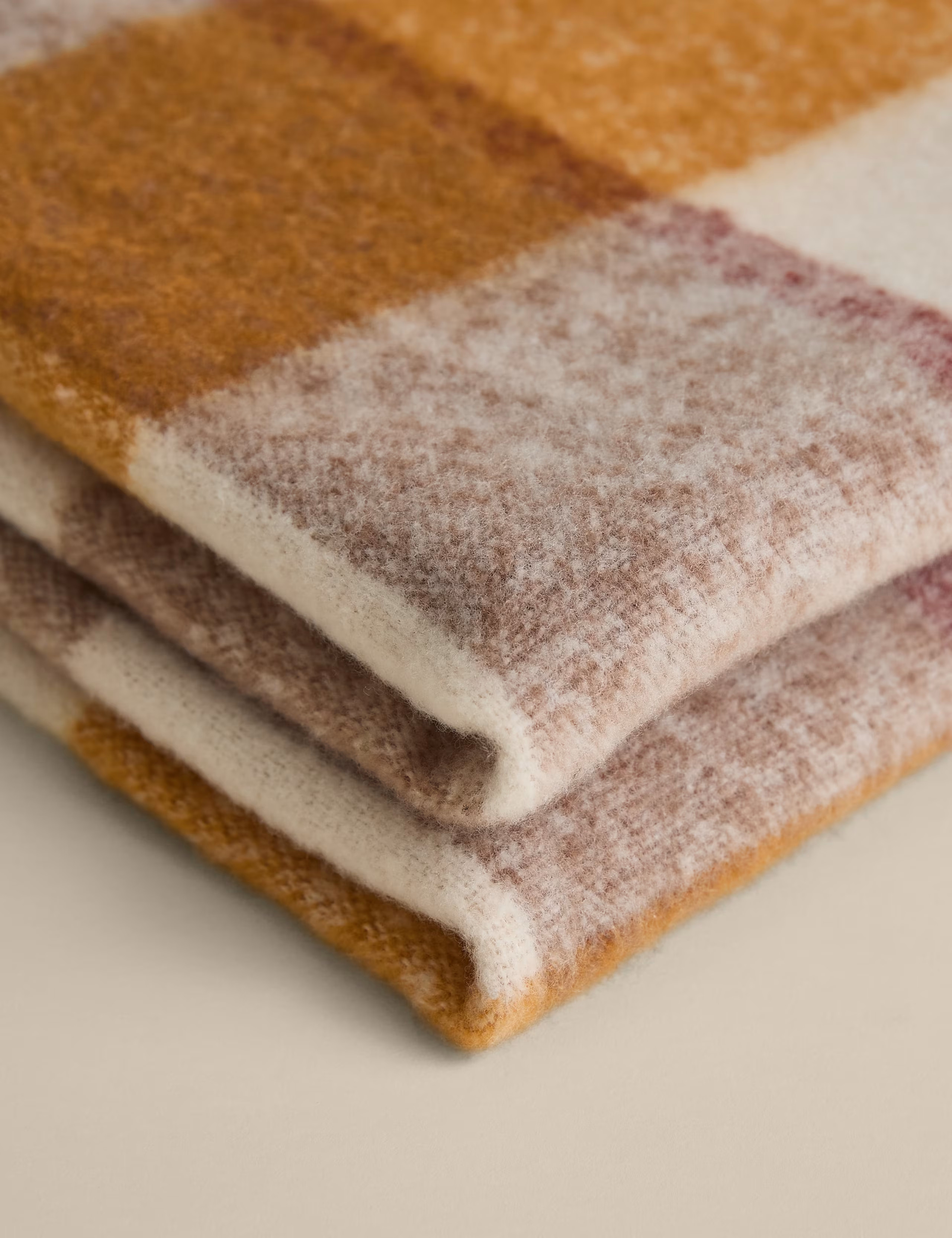 Faux Mohair Checked Throw | Marks & Spencer (UK)