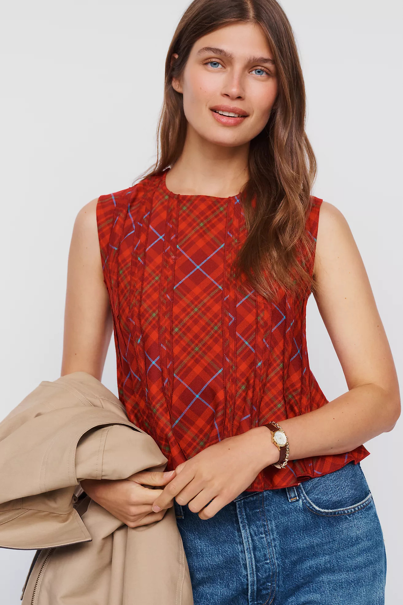 Pleated Peplum Blouse | Anthropologie (US)