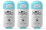 Hello Activated Charcoal Clean + Fresh Deodorant for Women + Men - Aluminum Free, No Baking Soda, Pa | Amazon (US)