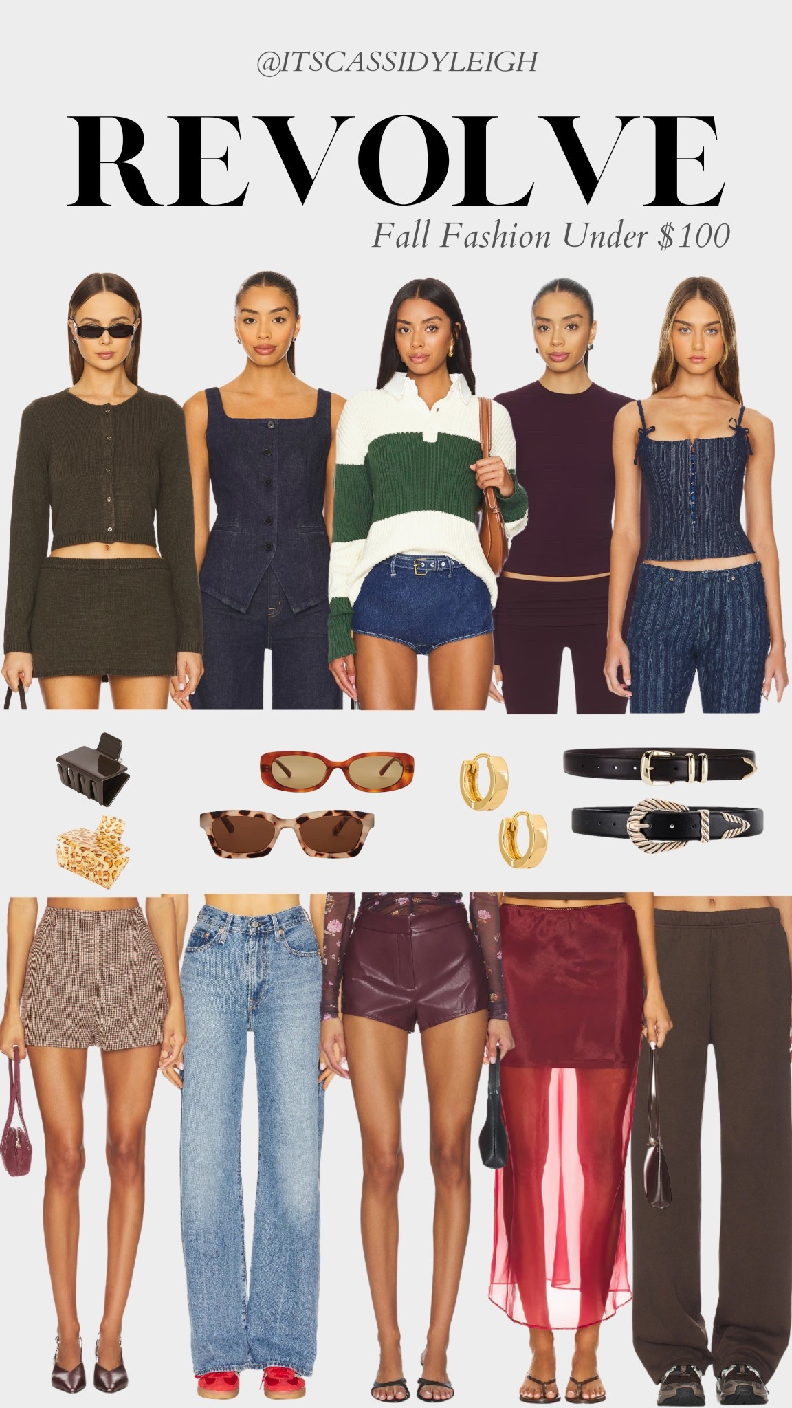 The perfect fall roundup from REVOLVE! All under $100!! 

#LTKFindsUnder100 #LTKSeasonal #LTKStyleTip