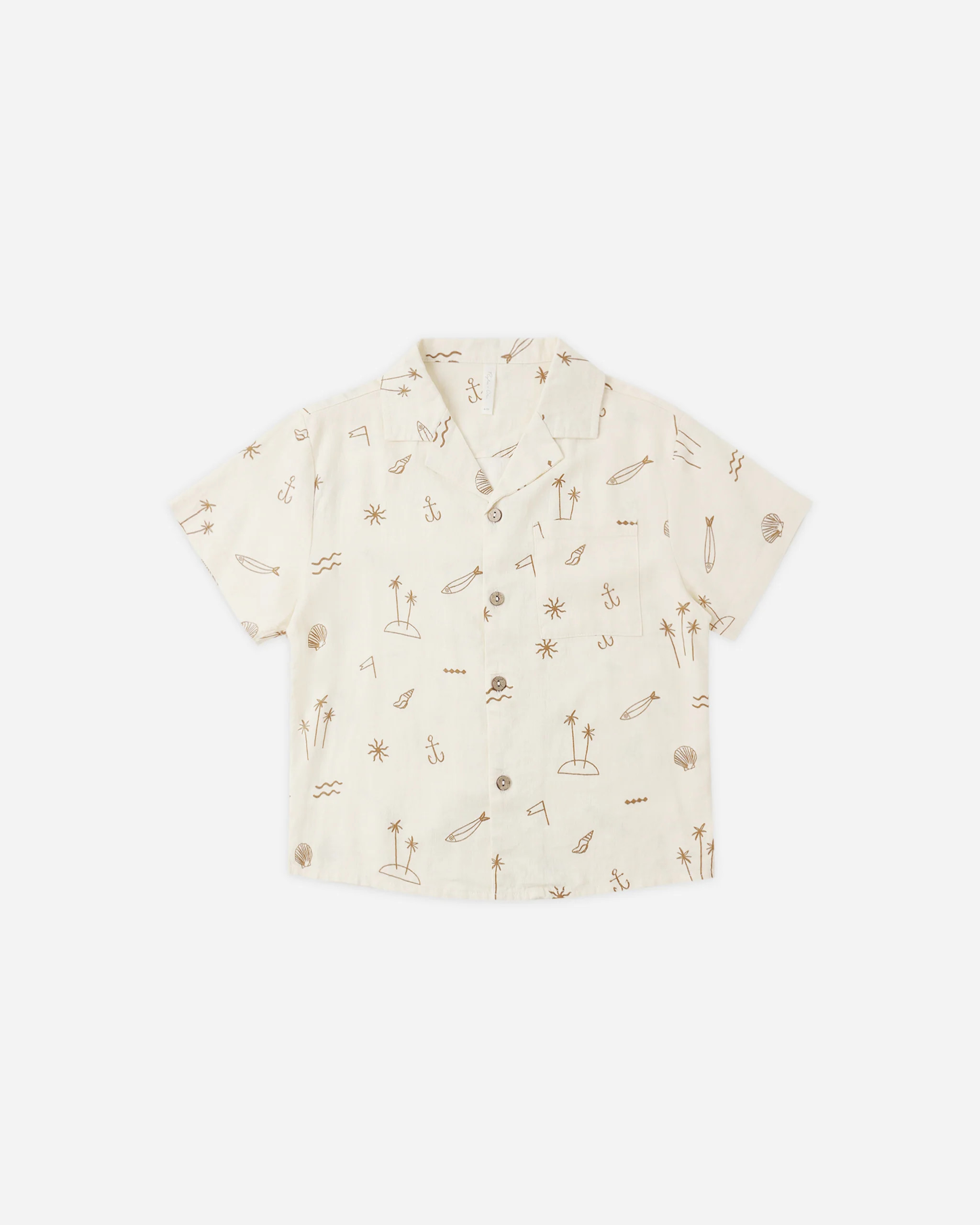 Lapel Collar Shirt Coastal | Rylee + Cru