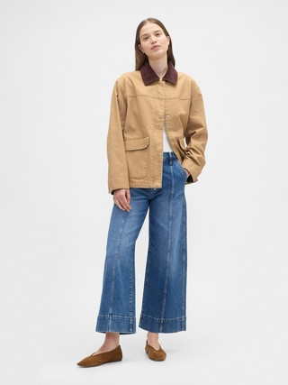 Relaxed Canvas Barn Jacket | Gap Factory