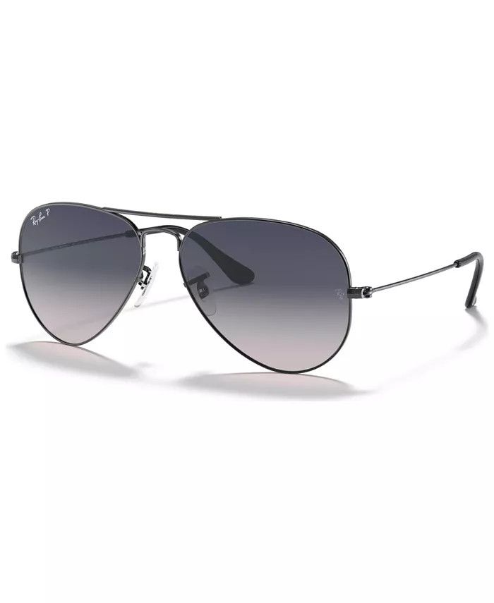 Polarized Unisex Sunglasses, RB3025 AVIATOR GRADIENT | Macys (US)