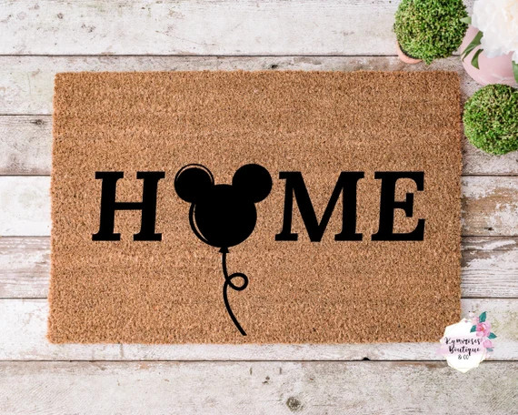 Home Inspired Doormat Home Custom Doormat Home Balloon | Etsy | Etsy (US)