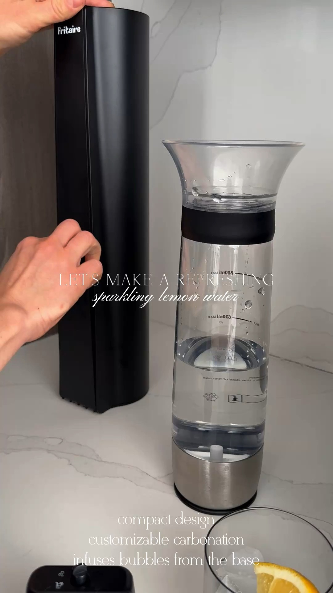This is so handy for summer! Make your own fresh sparkling beverage🫧☀️save 10% with code ET10

#LTKHome #LTKfoodie