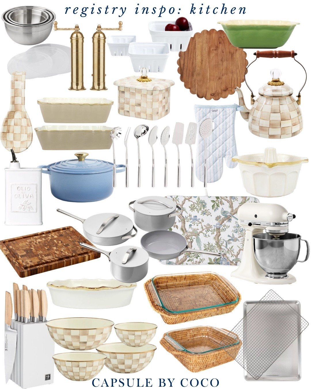 Registry Inspo: Kitchen, featuring some faves from @VIETRI 🤍 

Registry inspo, registry inspiration, wedding registry ideas, wedding registry must haves, wedding registry checklist, top rated registry gifts, cookware sets, best registry finds, bridal shower gift, couples shower gift, wedding gift, newlywed home, hosting essentials, kitchen favorites, bed and bath, bar cart, everyday dinnerware, wedding china, CapsuleByCoCo

#LTKWedding #LTKHome