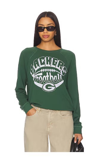 Packers Football Sweatshirt in Hunter | Revolve Clothing (Global)