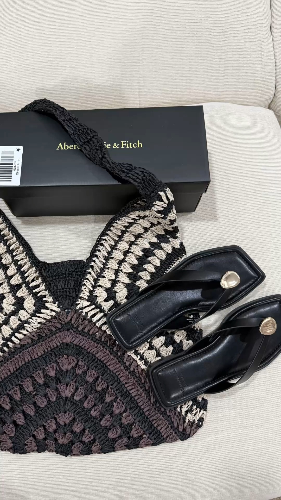 Abercrombie Finds!🖤🤎

Found the cutest summer bag and flip flops from Abercrombie.

I will say that the bag is very lightweight and is not lined which I was a little bummed about tbh.
I did get it on sale and bought mostly to have for a beach vacation. 

The sandals I’m very impressed with, and this style is very popular this year. I did size up a half size and they fit perfect!

Bag also comes in a more colorful option and sandals in a brown as well.

Abercrombie does sell out quickly, so if you like either item- snag it fast!

#LTKSaleAlert #LTKMothersDay #LTKFestival