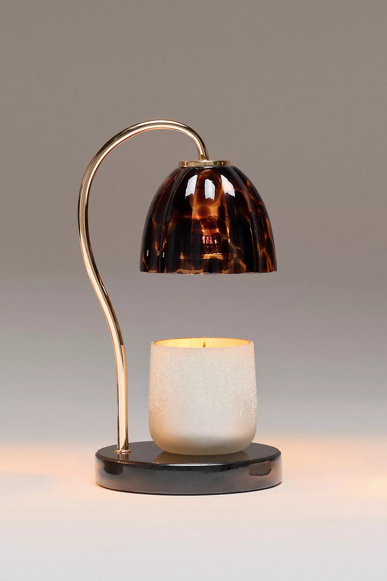 Scalloped Glass Candle Warmer Lamp | Anthropologie (US)