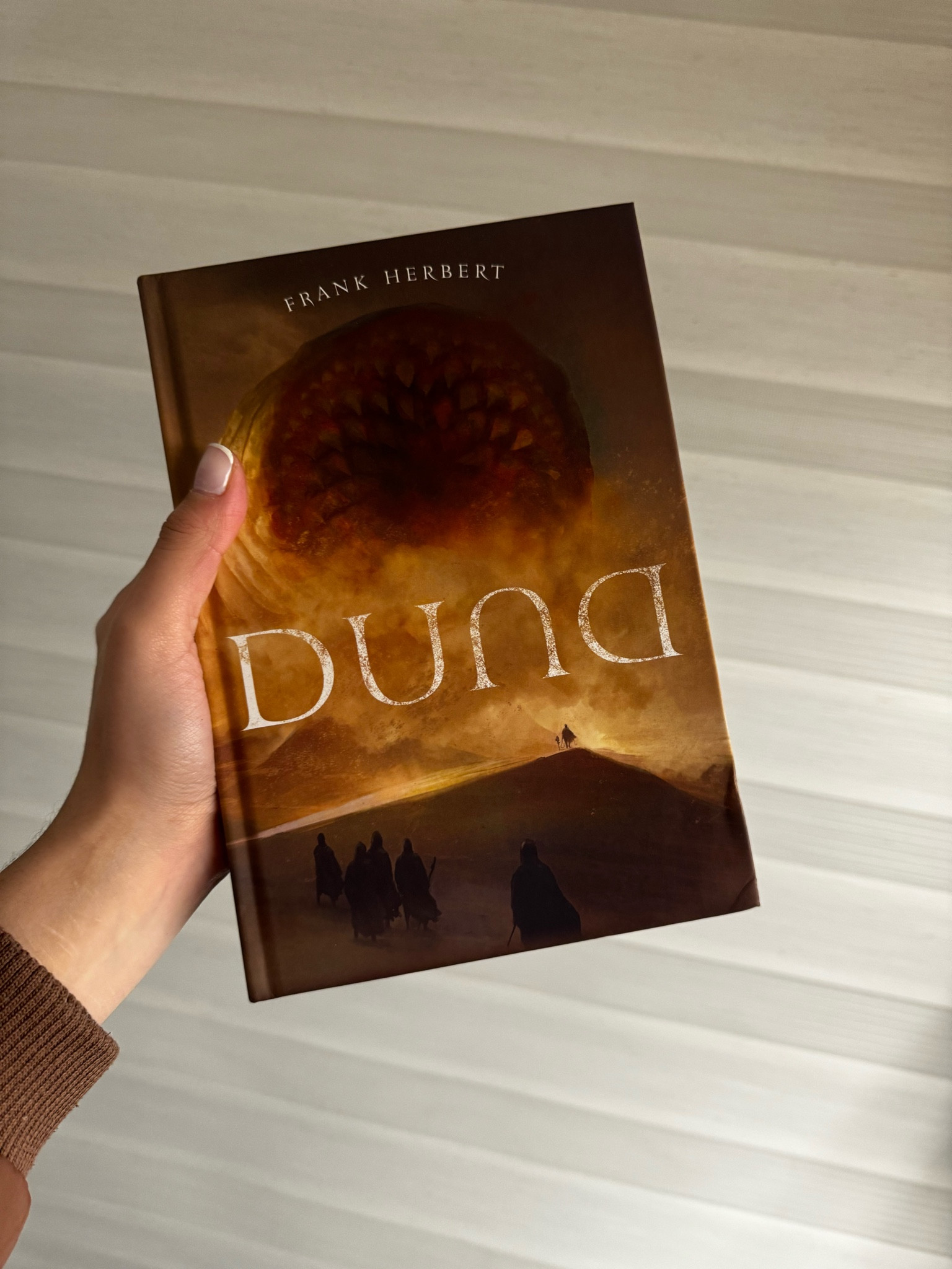 Duna - 680 páginas 

Avaliação: ainda não tive tempo de ler, mas estou animada!  

SINOPSE 
“Uma estonteante mistura de aventura e misticismo, ecologia e política, este romance ganhador dos prêmios Hugo e Nebula deu início a uma das mais épicas histórias de toda a ficção científica. Duna é um triunfo da imaginação, que influenciará a literatura para sempre.Esta edição inédita, com introdução de Neil Gaiman, apresenta ao leitor o universo fantástico criado por Herbert e que será adaptado ao cinema por Denis Villeneuve, diretor de A chegada e de Blade Runner 2049.”

#LTKgiftguide #LTKstyletip #LTKover50style