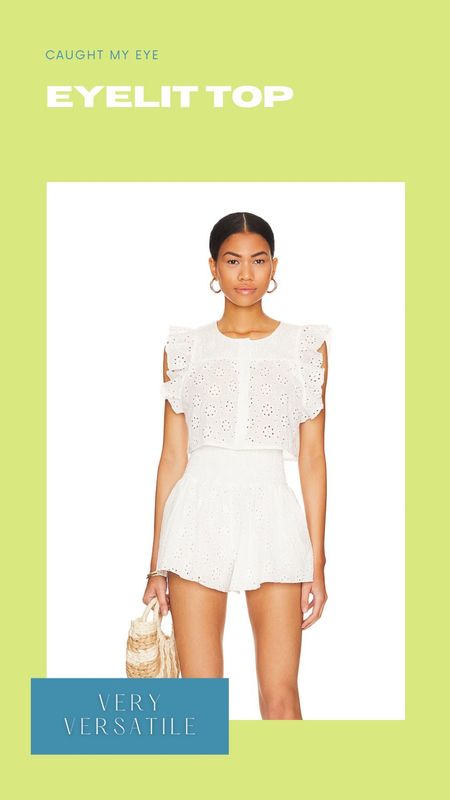 This eyelet top is the perfect white top for Spring and Summer! You can dress it up or down and it’s lightweight for warm weather. 

#LTKsalealert #LTKSeasonal #LTKstyletip