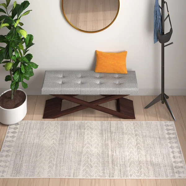 Herrod Geometric Gray/Taupe Area Rug | Wayfair North America