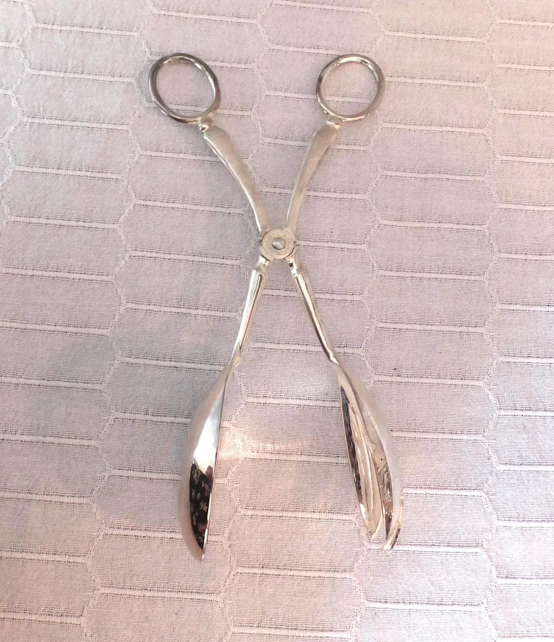 Leonard Silver Plated Salad Scissor Serving Tongs | Etsy (US)