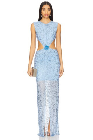 Mariandree Gaitan Valentina Dress in Blue from Revolve.com | Revolve Clothing (Global)