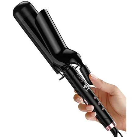 FARERY 2 inch Curling Iron For Long Hair, Lightweight Large Barrel Curling Iron | Walmart (US)