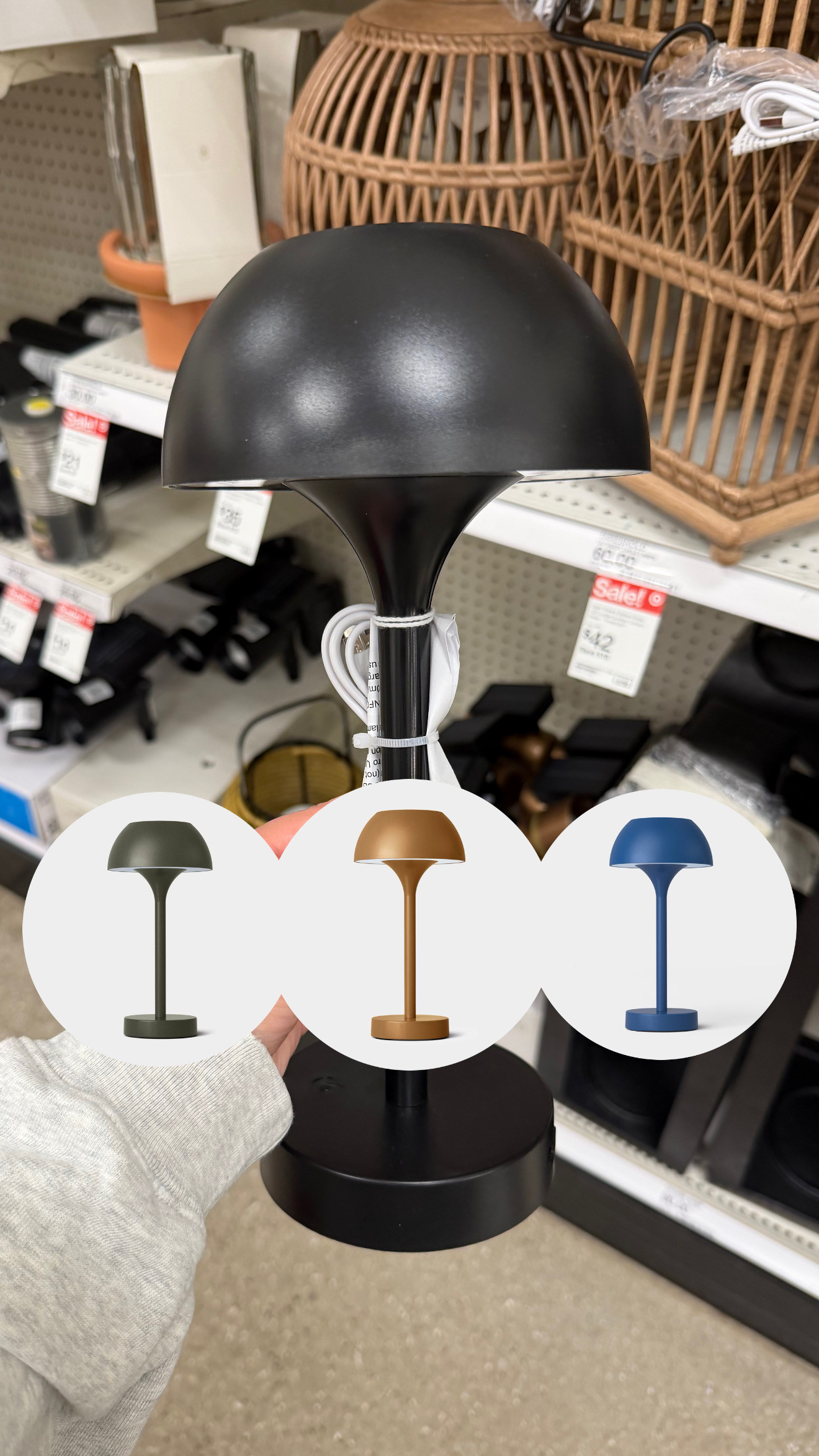 This outdoor table lamp from Target is such a good find for patios, balconies, and summer nights outside. I love the warm brown color and modern shape, and the cordless battery and solar design makes it so easy to move around wherever you need extra lighting. It gives that cozy, elevated outdoor vibe without spending a fortune. 

 #LTKselfcare #LTKSeasonal #LTKHome