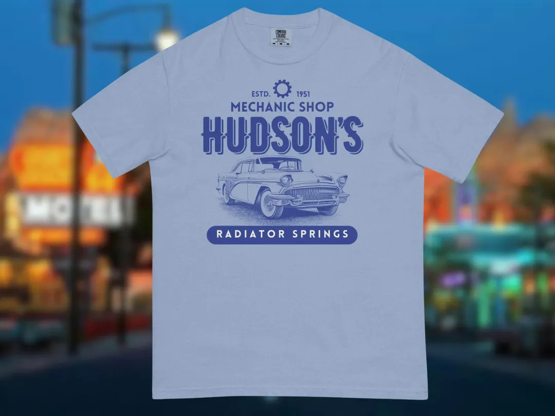 Disney Cars Hudson Hornet Comfort Colors T-shirt, Radiator Springs - Etsy | Etsy (Global)