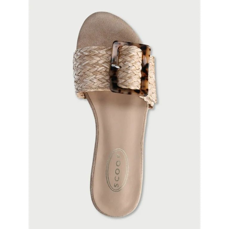 Scoop Women's Buckle Slide Sandals | Walmart (US)