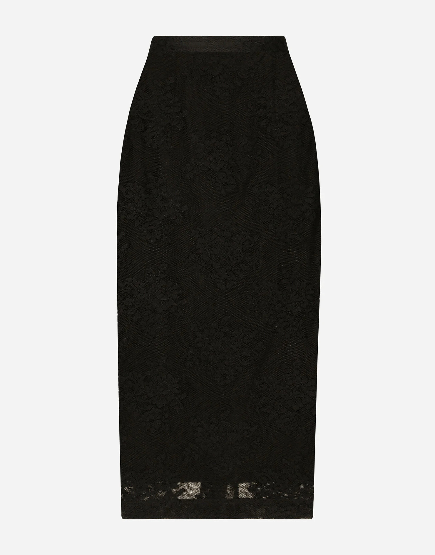 Lace pencil skirt with slit | Dolce & Gabbana - INT