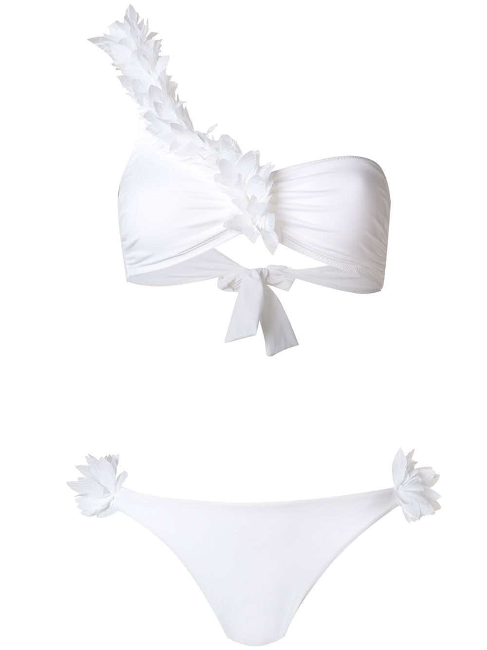 La Reveche Dasha bikini set - White | FarFetch US
