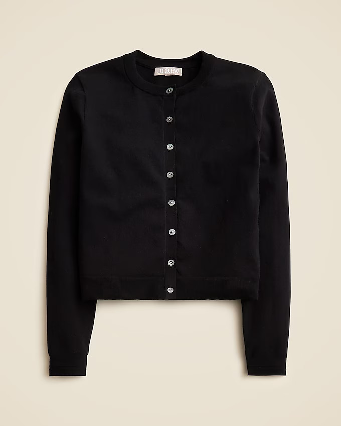 New Jackie cardigan in premium ultra-fine cotton | J. Crew US