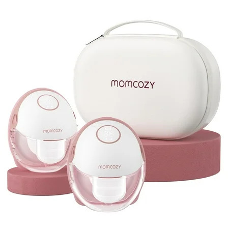 Momcozy Breast Pump Hands-Free Mobile Style M6, Wearable Breastfeeding Pump Ideal Rhythm for More Milk, DoubleFit Flange More Fit & Discreet with 3 Modes & 9 Levels, 24mm | Walmart (US)