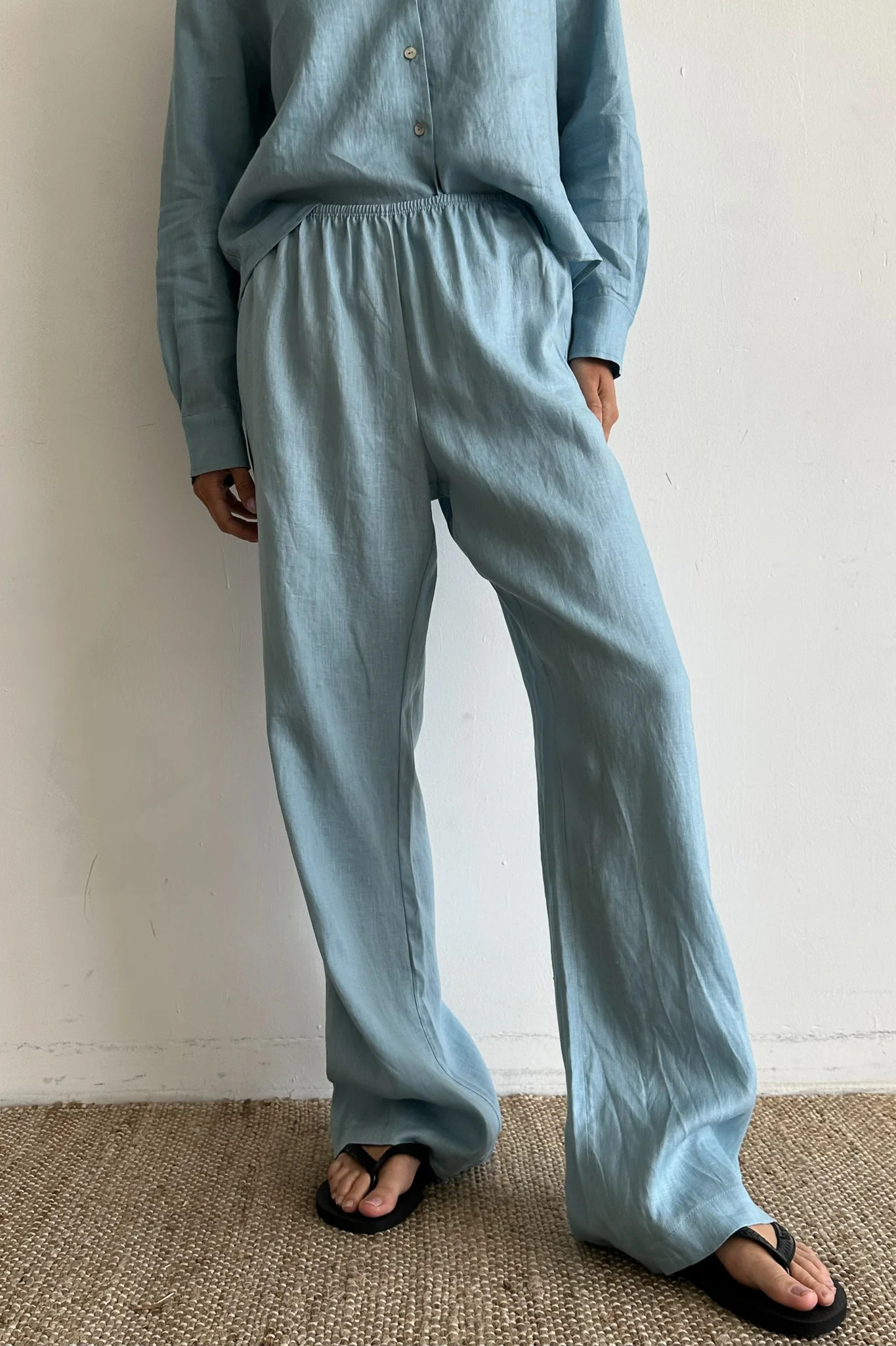 linen simple pant | DONNI.