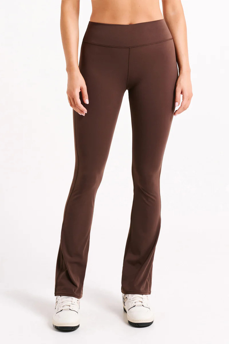 Sherrie Yoga Pants - Dark Chocolate | MESHKI US