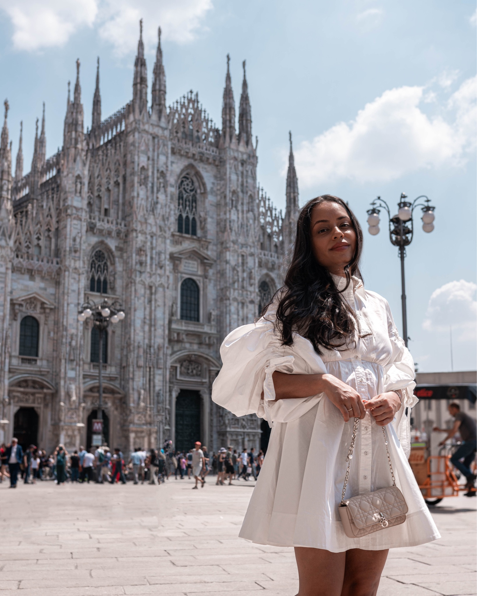 Another city I am now obsessed with. Ciao da Milano! 

Wearing the Utopia dress, this time with my Dior phone pouch (which as it happens makes a great mini bag!). Mine is in the aesthetic beige colour, which I could not find a link for, so I’ve linked the colours I could find below!

dior | aje | phone pouch | summer dress | summer style

#LTKstyletip #LTKtravel #LTKSeasonal