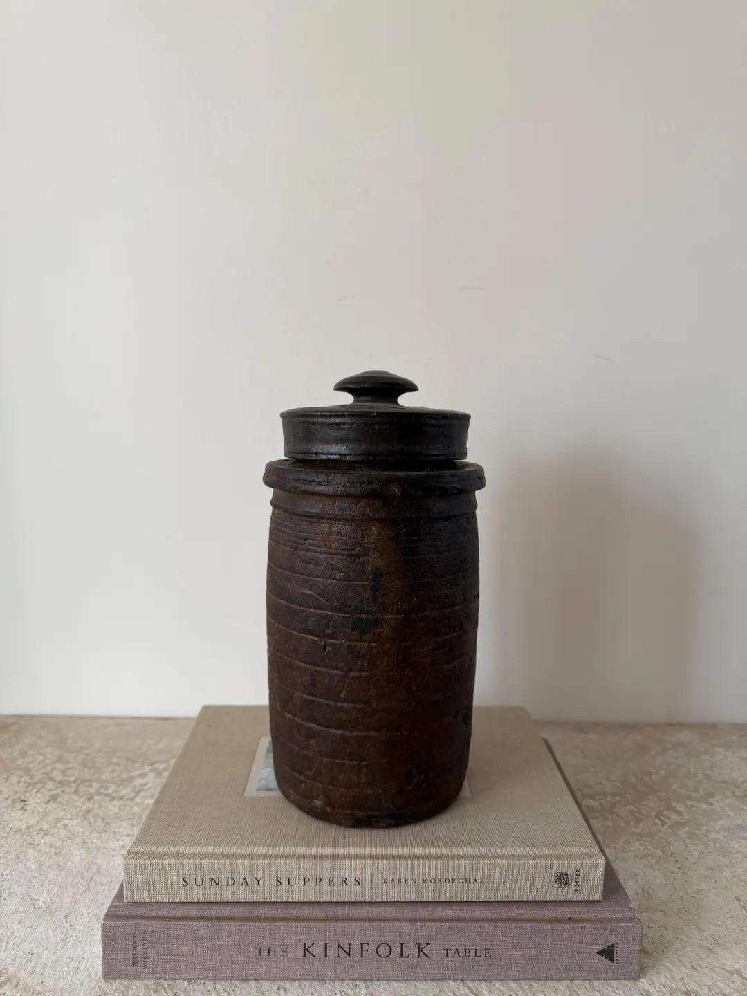 Antique Wooden Spice Pot | Rustic Indian Storage Container | Primitive Kitchen Vessel | Vintage H... | Etsy (US)