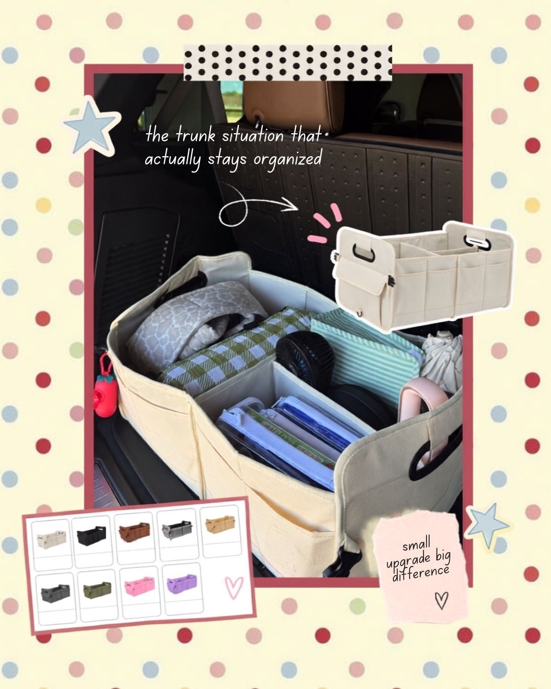 I always keep so much stuff with me in the car, and this trunk organizer keeps me sane and organized. 

 #LTKmomlife #LTKTravel #LTKKids