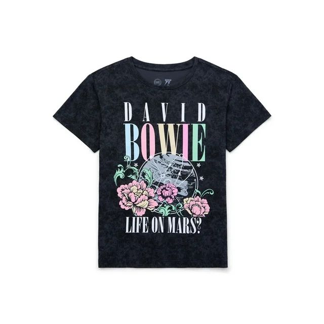 David Bowie Girls Graphic Tee, Sizes 4-18 | Walmart (US)