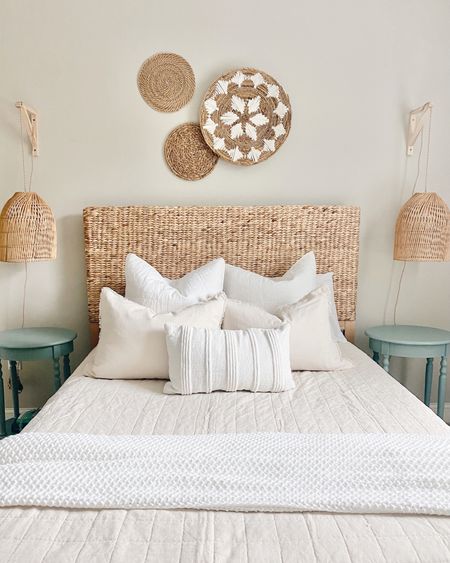 Target style bedroom refresh!  This is a queen size headboard and bedding.  @liketoknow.it #liketkit http://liketk.it/3iFC3 #LTKunder50 
