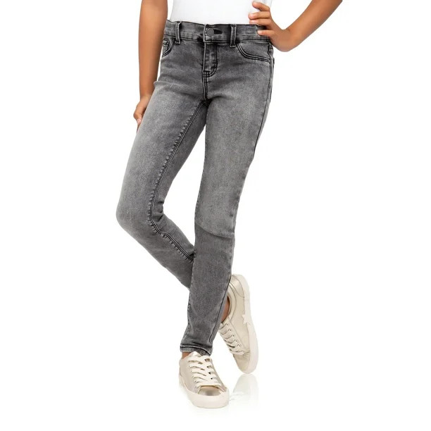 Jordache Girls Super Skinny Power Stretch Jeans, Sizes 5-18 | Walmart (US)