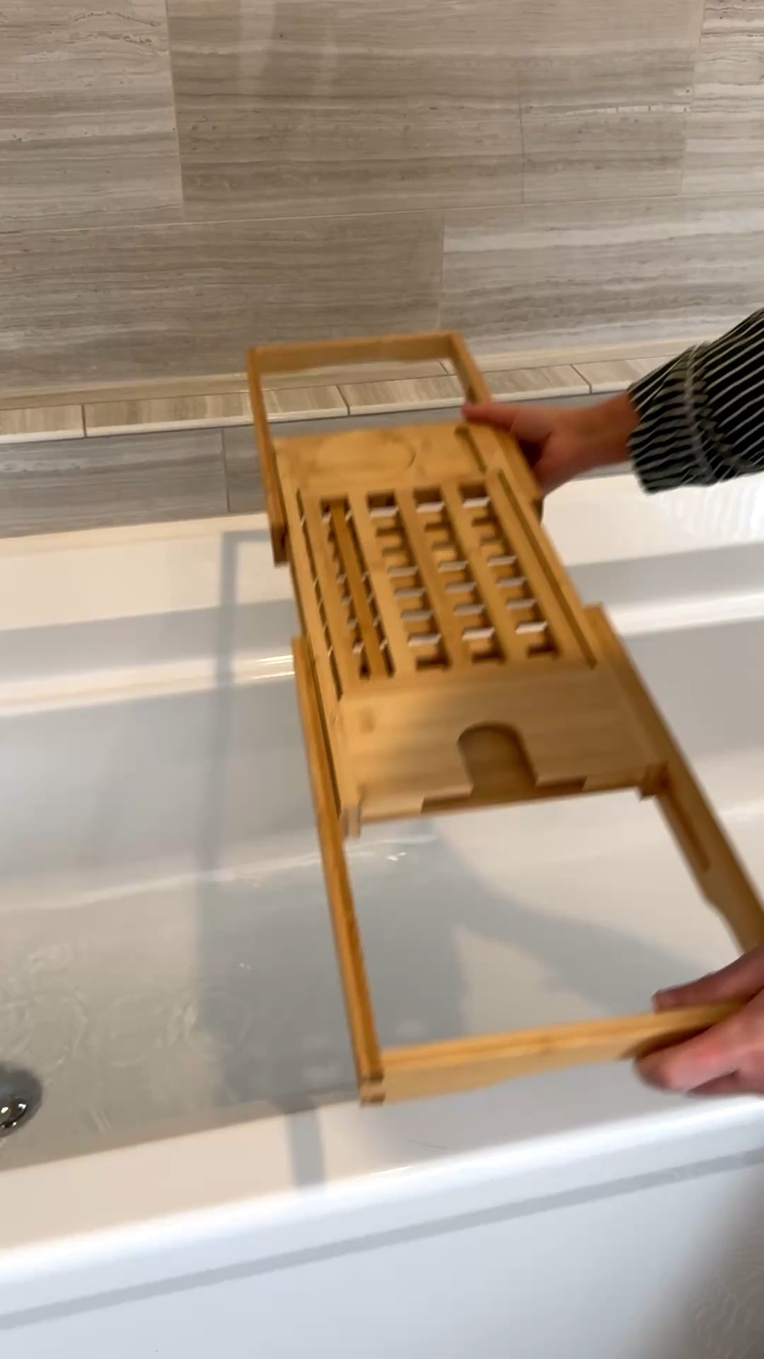 Using my favorite bathtub tray from @Target for a little self care night! It’s expandable, has a folding stand for a tablet or book, place to hold your wine glass the other side for whatever you want! Snacks, beauty products, towel, etc.




#LTKHome #LTKBeauty #LTKdayinmylife