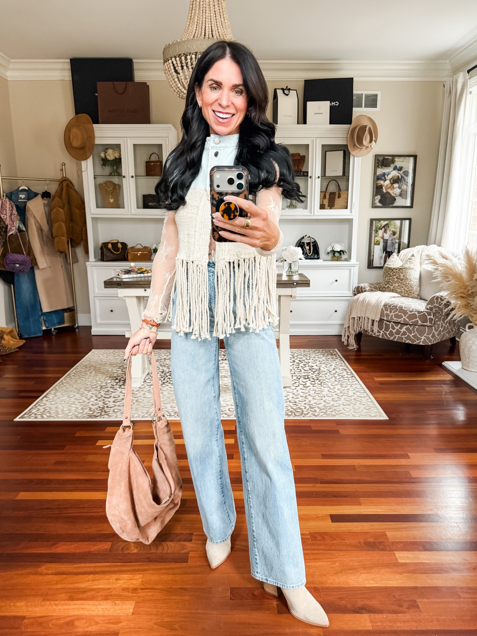 Love this fun @Anthropologie vest👏🏼👏🏼 
Wearing a small and 24 denim 

#LTKootd #LTKSeasonal #LTKgrwm