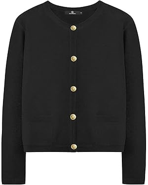LILLUSORY Women Cardigan Sweaters Fall Outfit Clothes Fashion Cropped Jackets Trendy 2025 Casual ... | Amazon (US)
