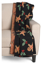 Gingerbread Man Cozy Knit Throw | Pillows & Decor | Marshalls | Marshalls