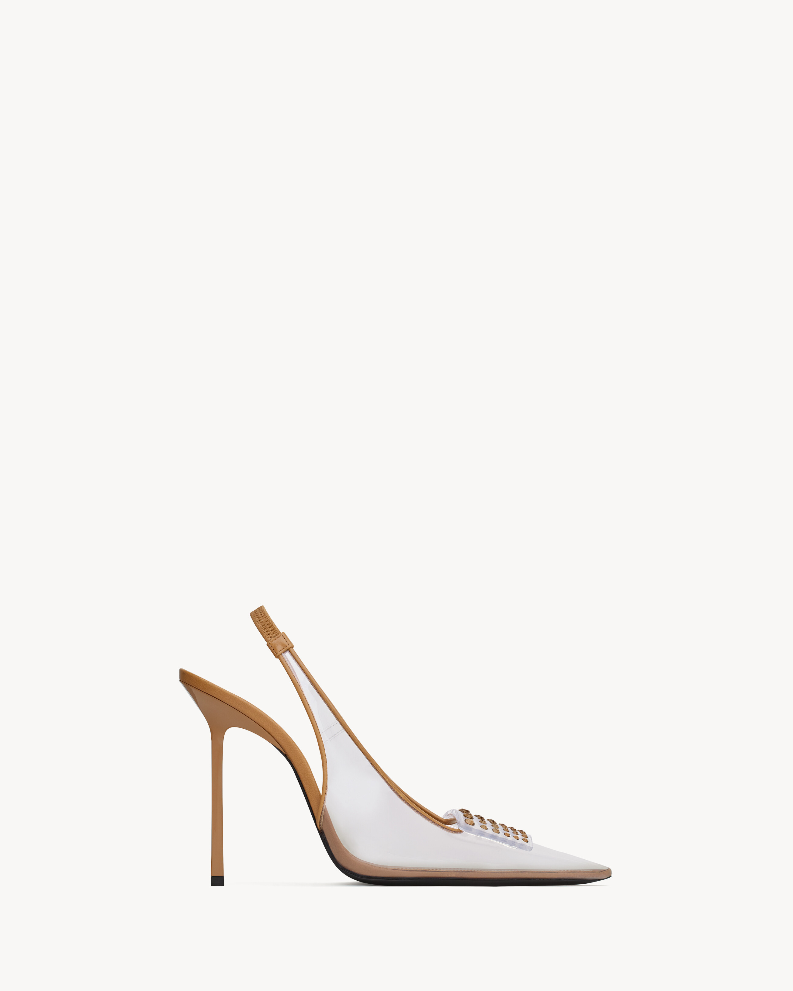 jive slingback pumps in tpu and rhinestones | Saint Laurent Inc. (Global)