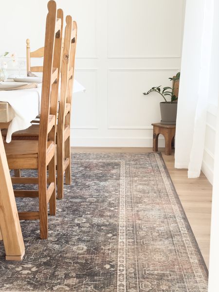 Our washable Ruggable rug in our dining room! 



#LTKhome