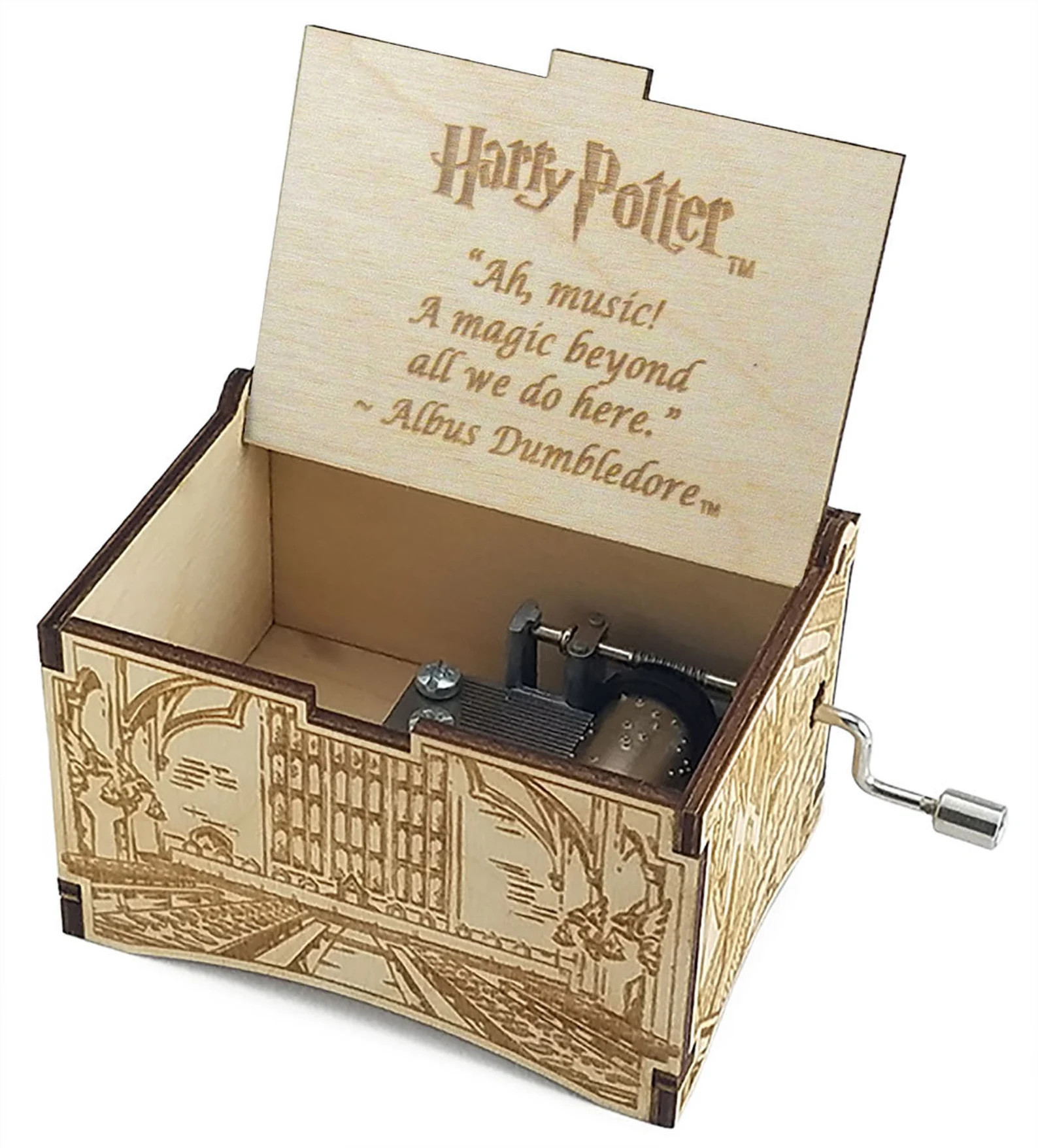 Hogwarts Castle, Featuring Music of Hedwig's Theme, Personalizable Hand Crank Music Box | Etsy (US)