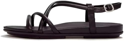 FitFlop Women's Gracie Leather Back-Strap Sandals - Elegant Strappy Flats with Dynamicush Cushion... | Amazon (US)
