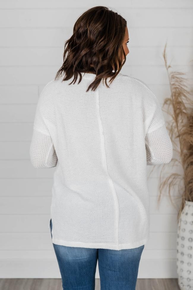 Always Loving You Most White Blouse | The Pink Lily Boutique