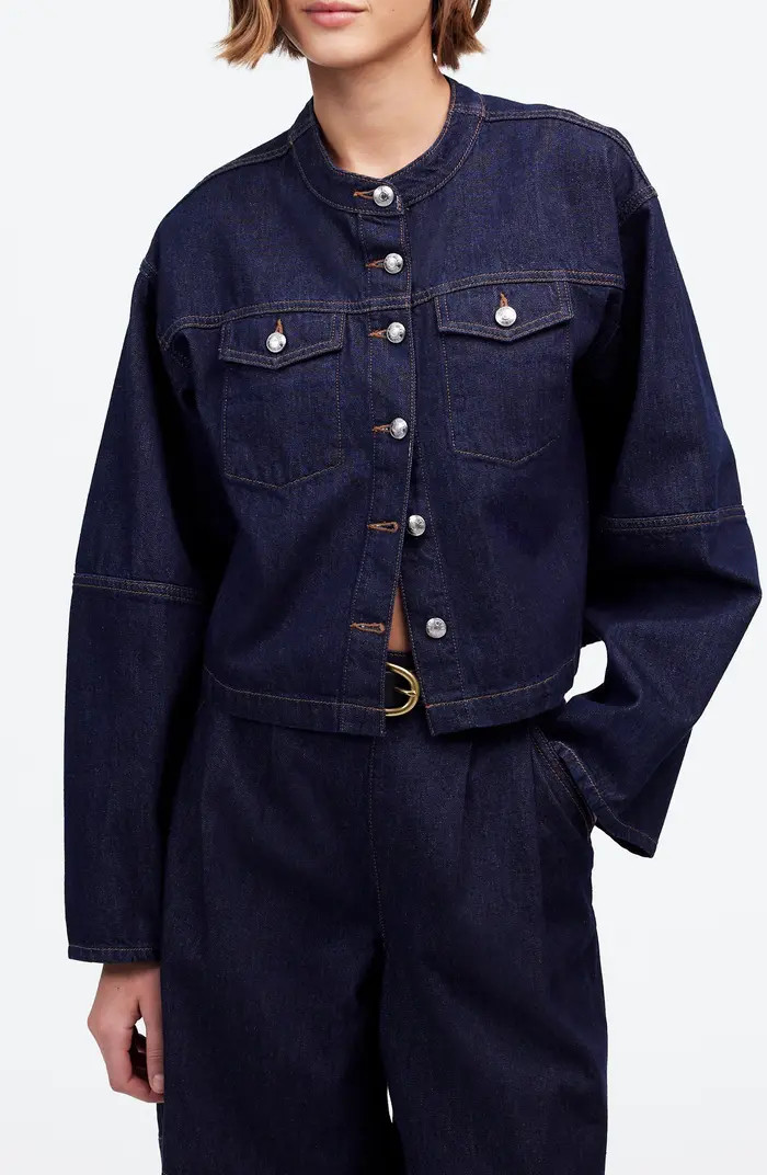 Cocoon Sleeve Denim Jacket | Nordstrom