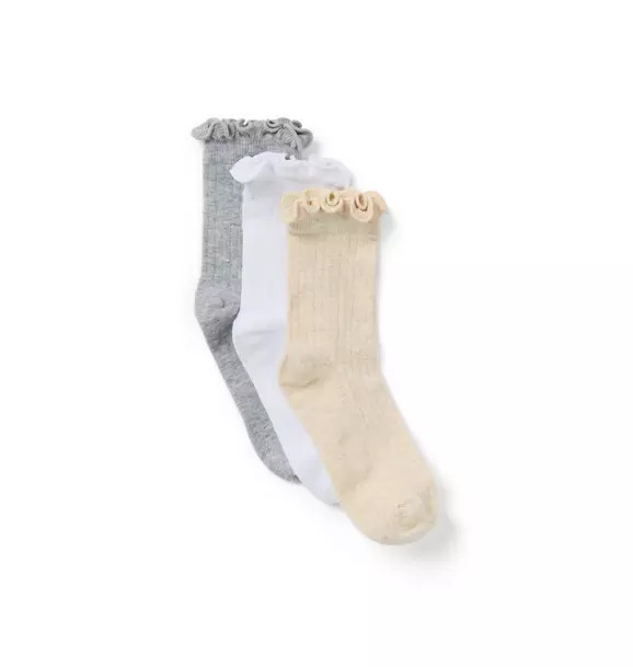 Ruffle Sock 3-Pack | Janie and Jack