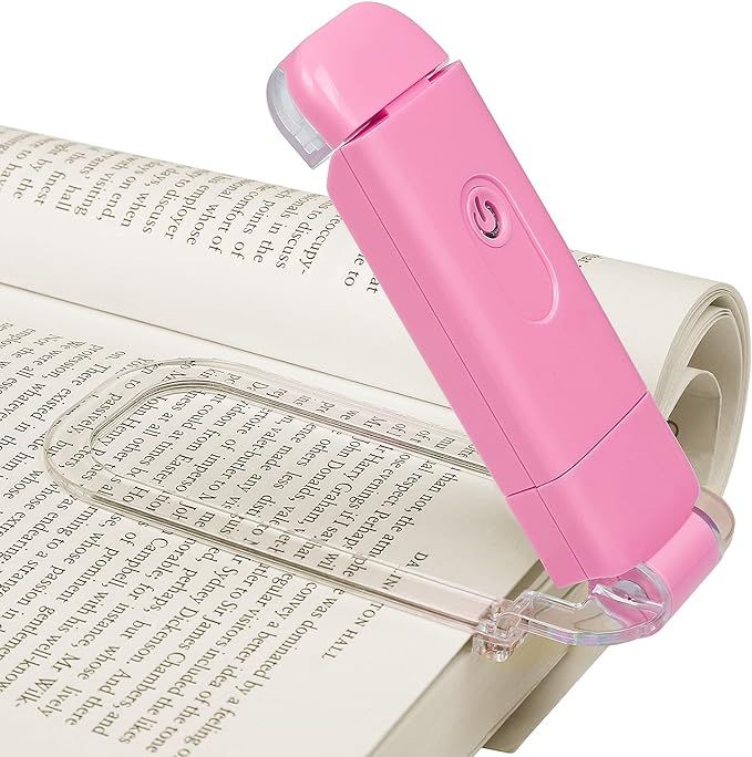 DEWENWILS USB Rechargeable Book Reading Light, Warm White, Brightness Adjustable, LED Clip on Boo... | Amazon (US)