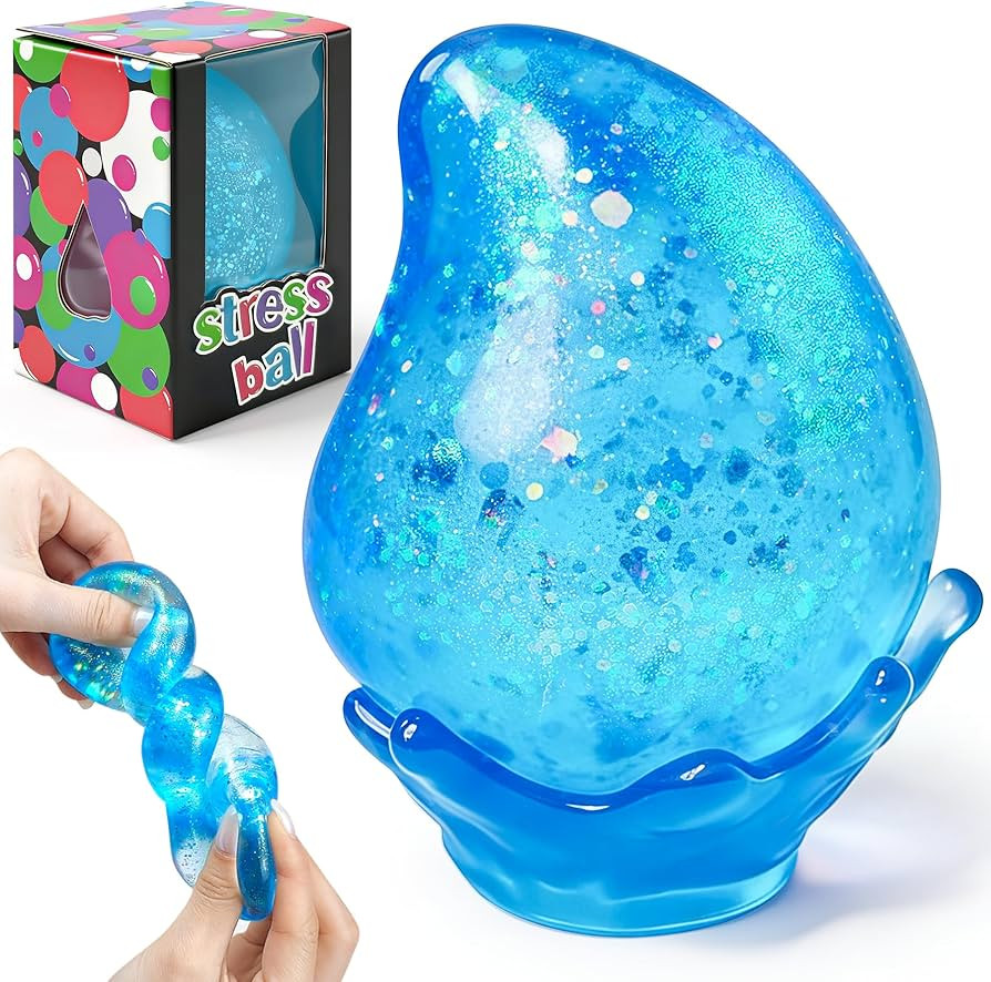 Dream Squishy Drop Stress Balls, Cube Squishies Anxiety Stress Relief Ice Squishy Drop Malt Sugar... | Amazon (US)