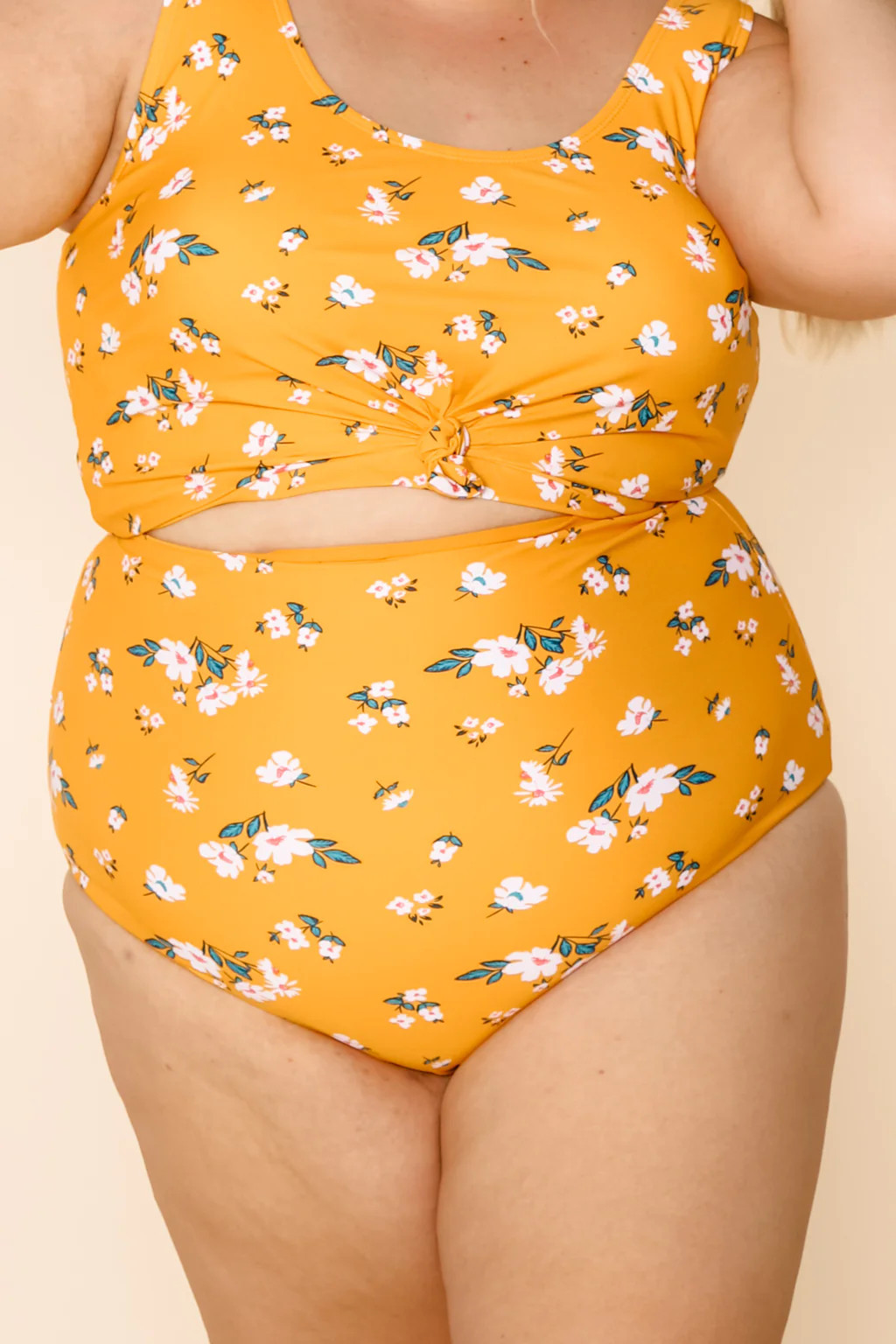 Bali Reversible Bottoms | Mango/Floral | Coral Reef Swim