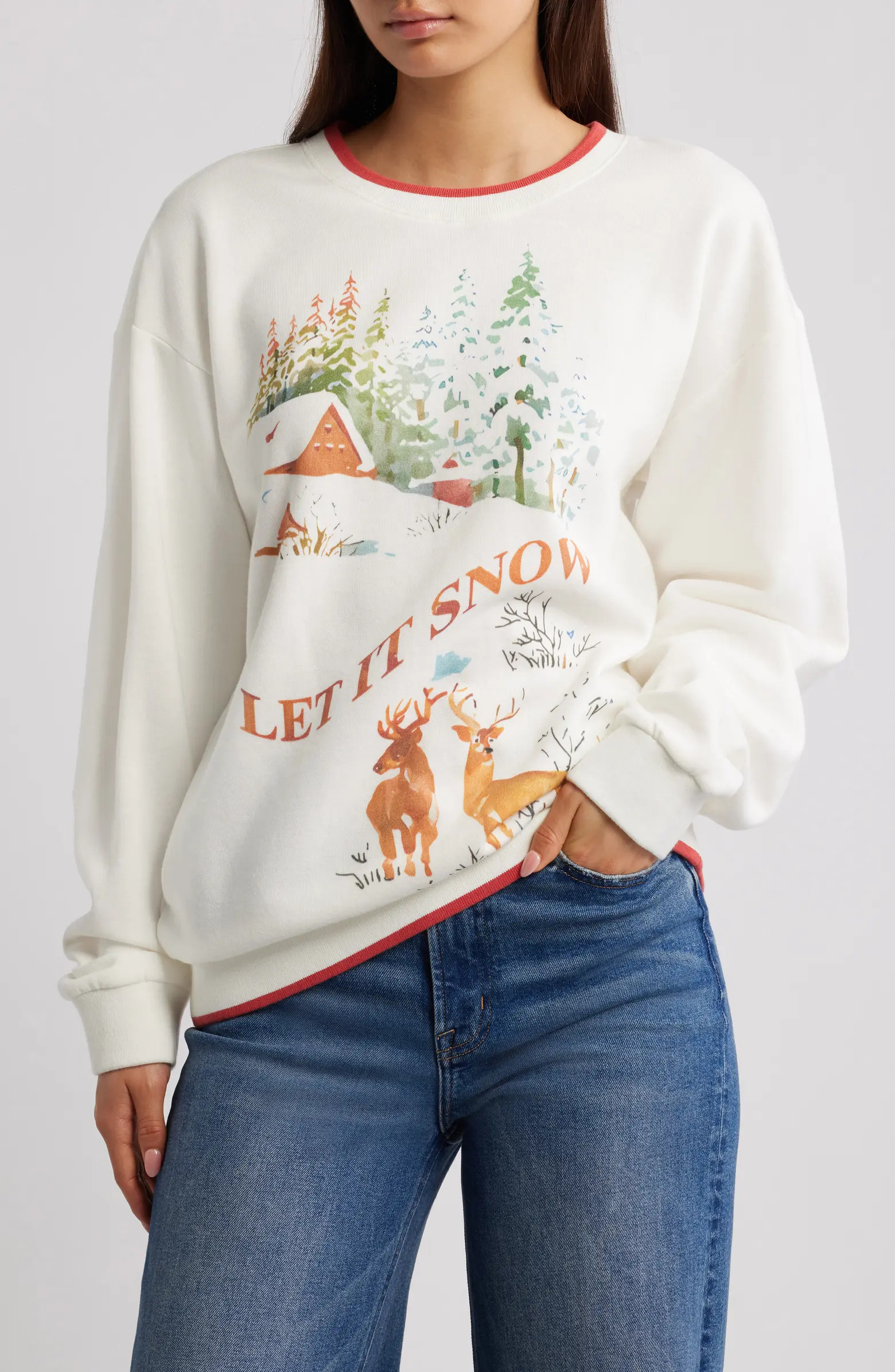 Let It Snow Graphic Sweatshirt | Nordstrom