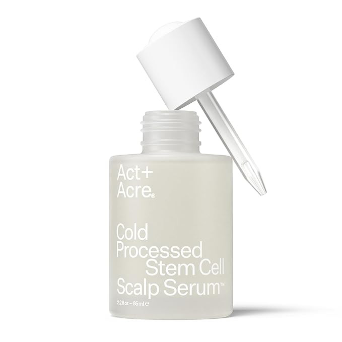 Act+Acre Cold Processed Stem Cell Scalp Serum | For Thicker, Fuller Looking Hair | Apple Stem Cel... | Amazon (US)